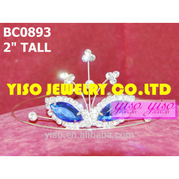 simple design crystal tiaras